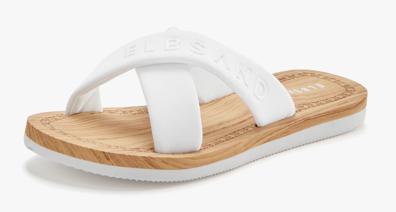 Elbsand Badepantolette - weiss