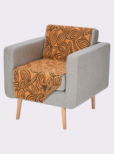 Wohnprogramm - schoko-papaya-gemustert