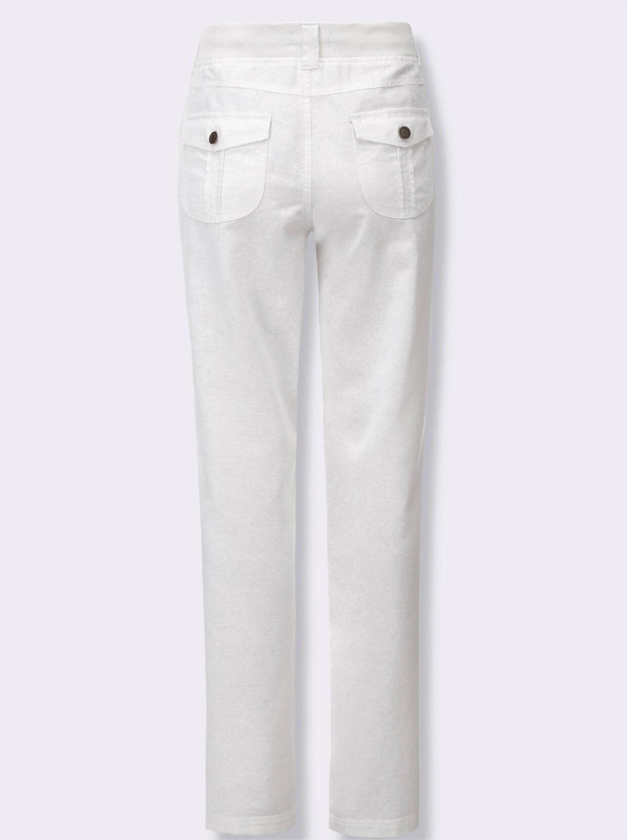 Leinenhose - ecru
