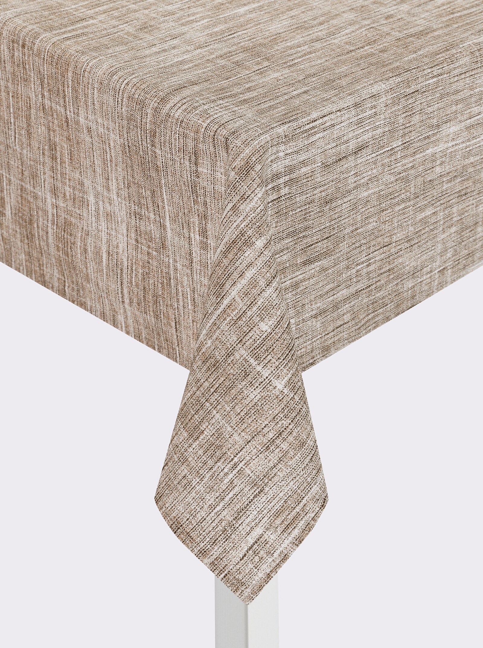 Tischdecke - beige-gemustert