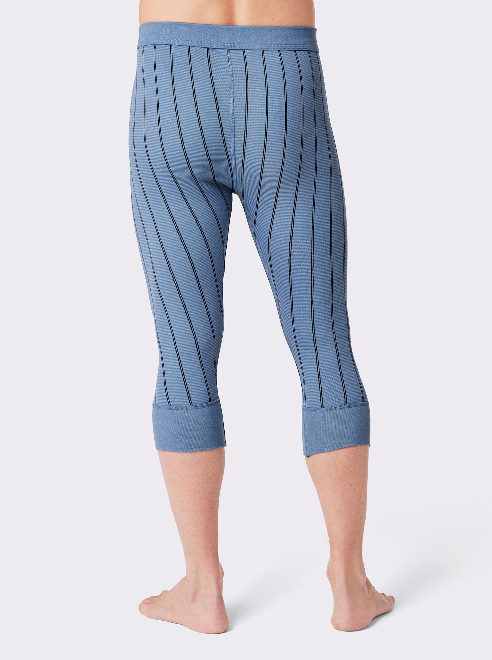 wäschepur men 3/4 spodky - námořnická modrá + světlemodrá