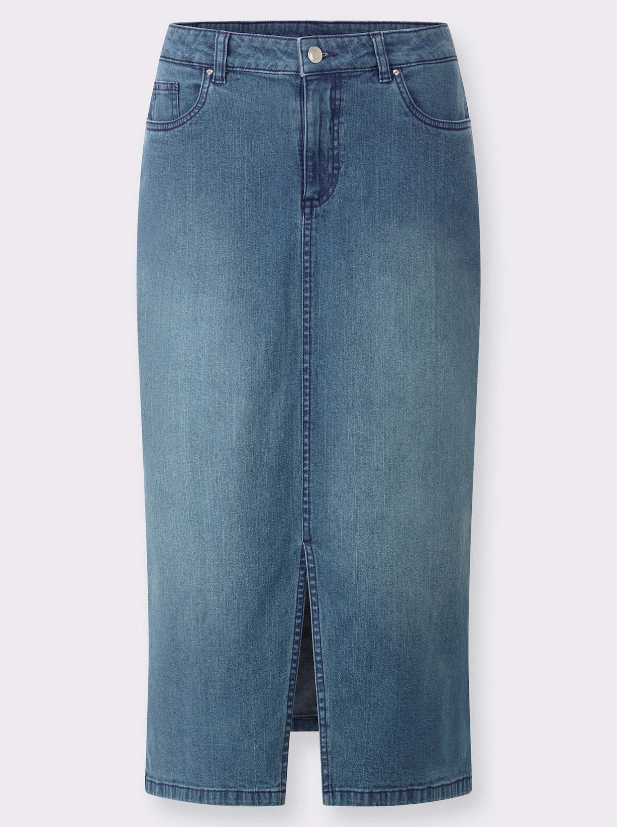 Jeansrock - blue-bleached