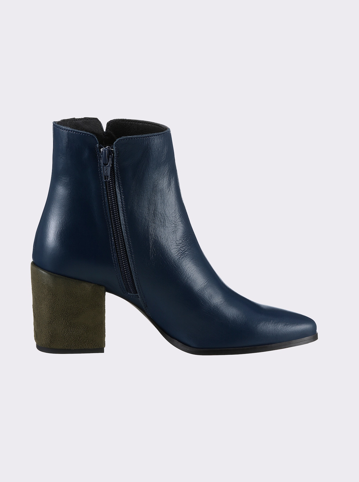 heine Bottines - marine-vert