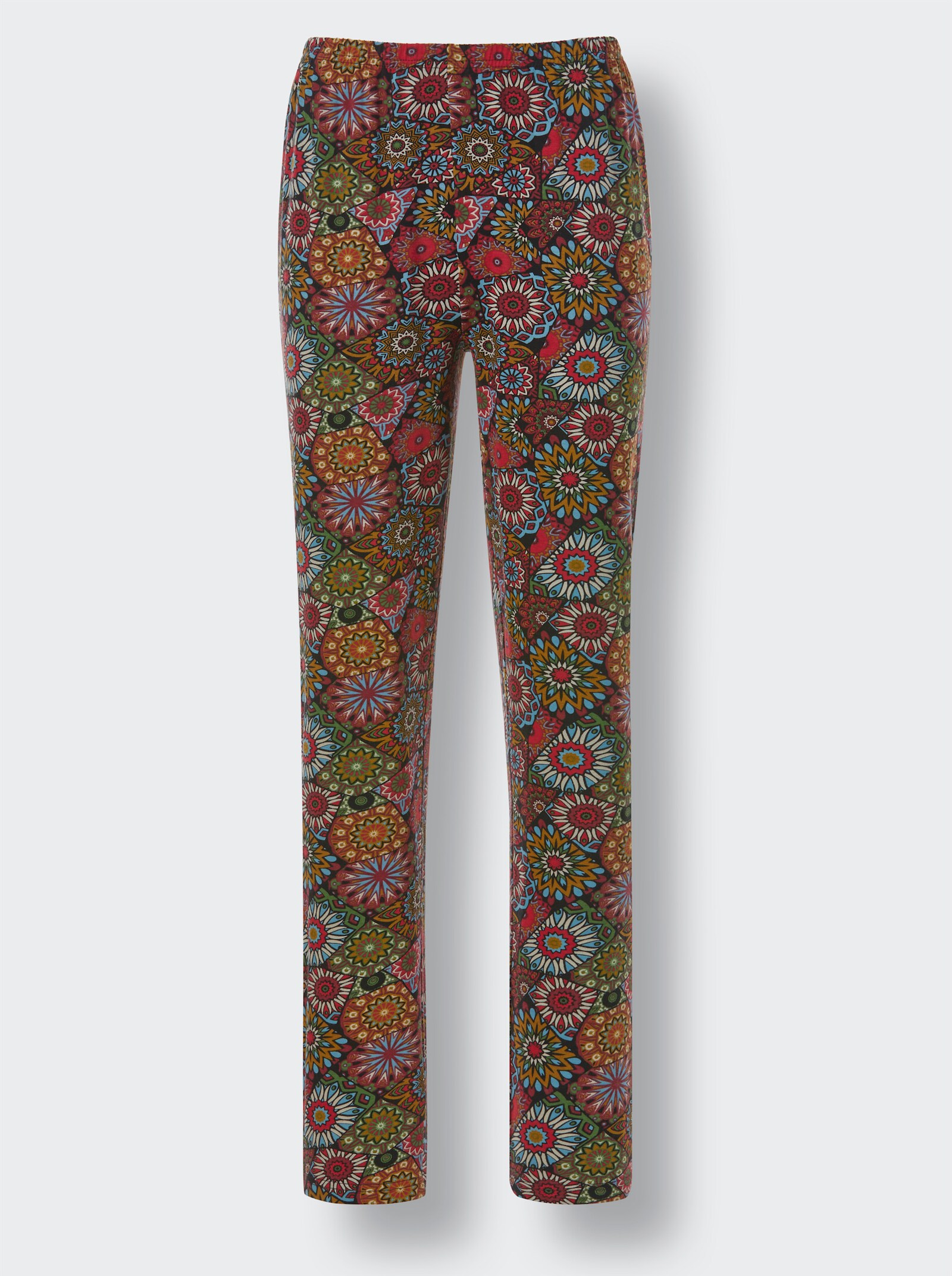 wäschepur Schlafanzug in Modal-Baumwoll-Qualität - schwarz-bedruckt