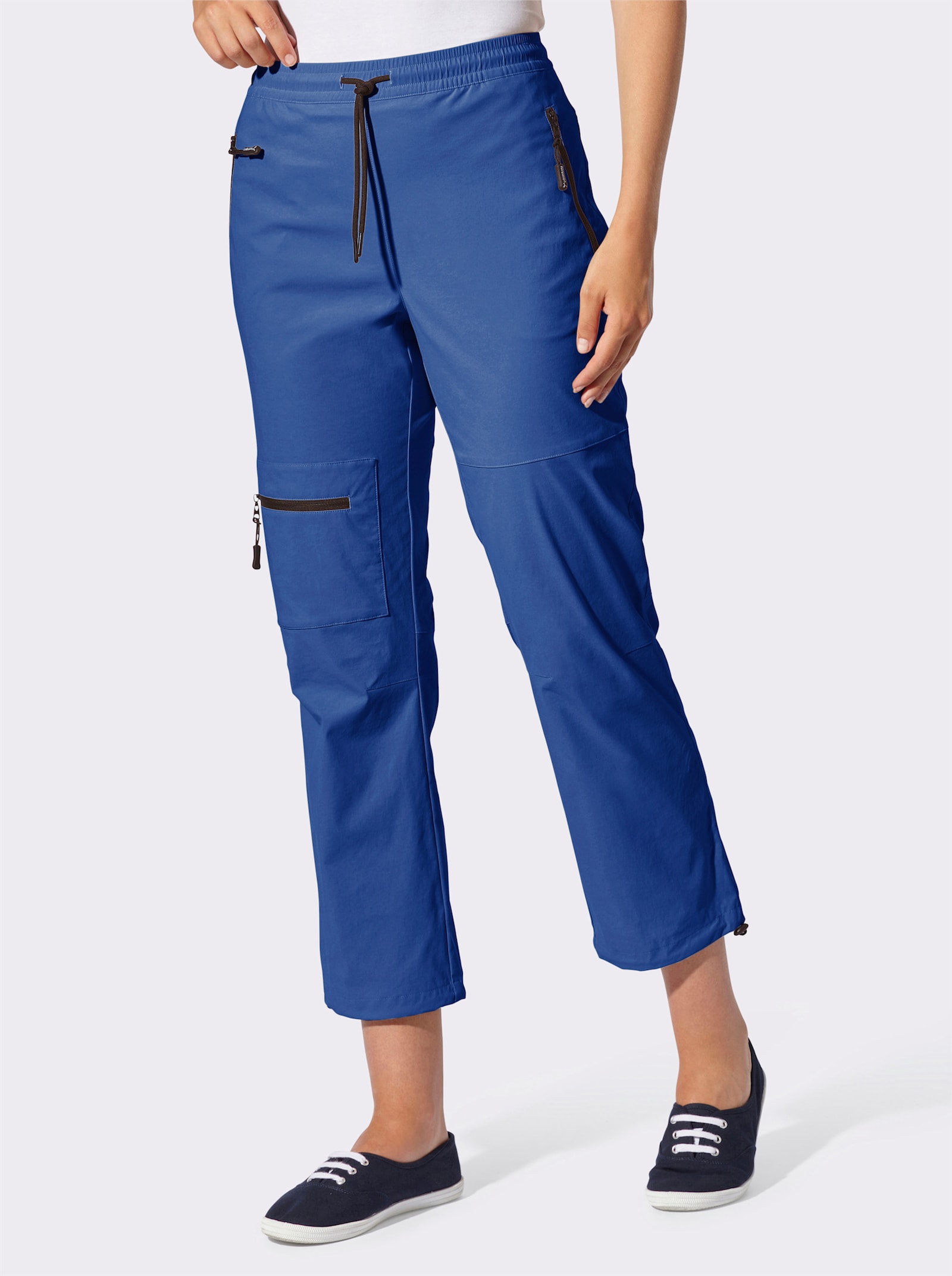 Funktionshose in 7/8-Länge - jeansblau