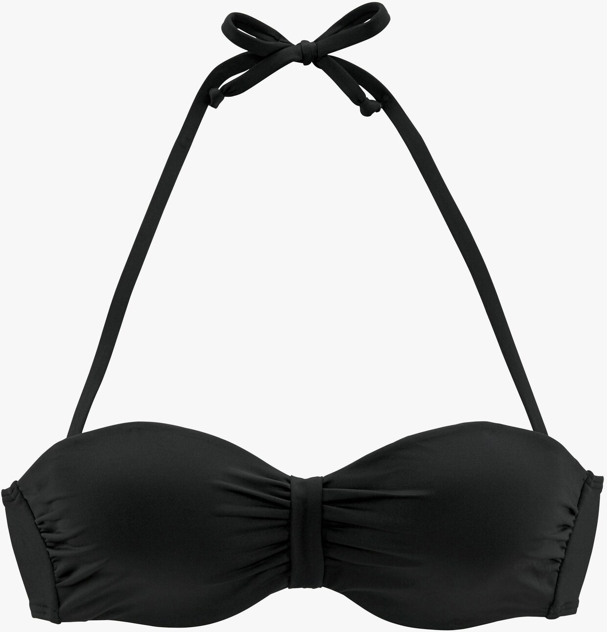 Bench. Bügel-Bandeau-Bikini-Top - schwarz