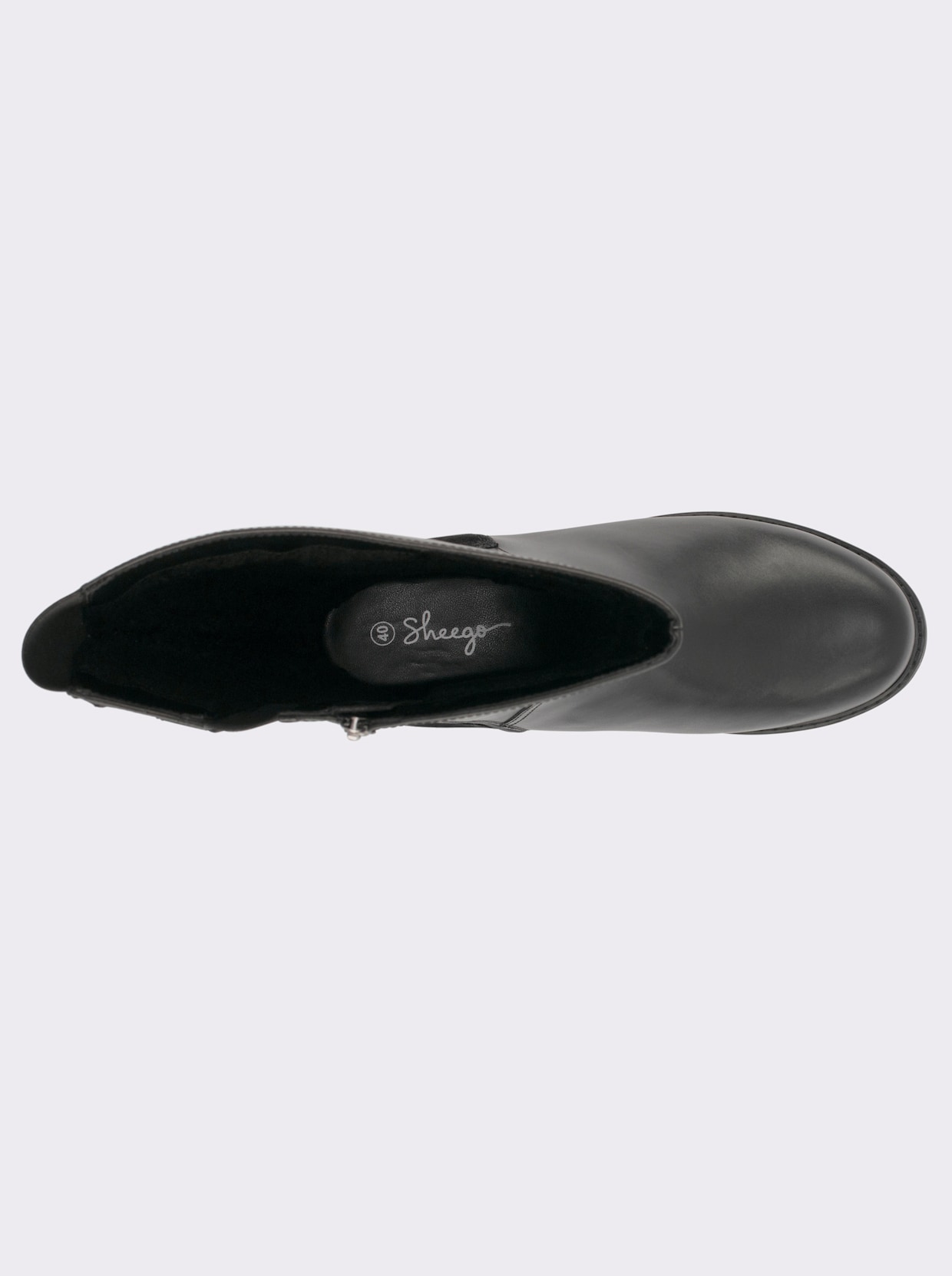 sheego Weitschaftstiefel - schwarz
