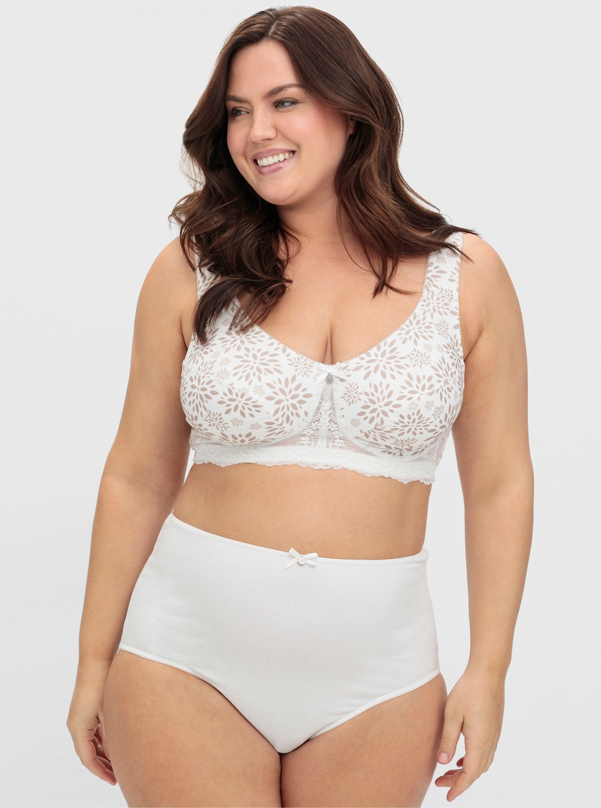 sheego Steunbeha - beige geprint