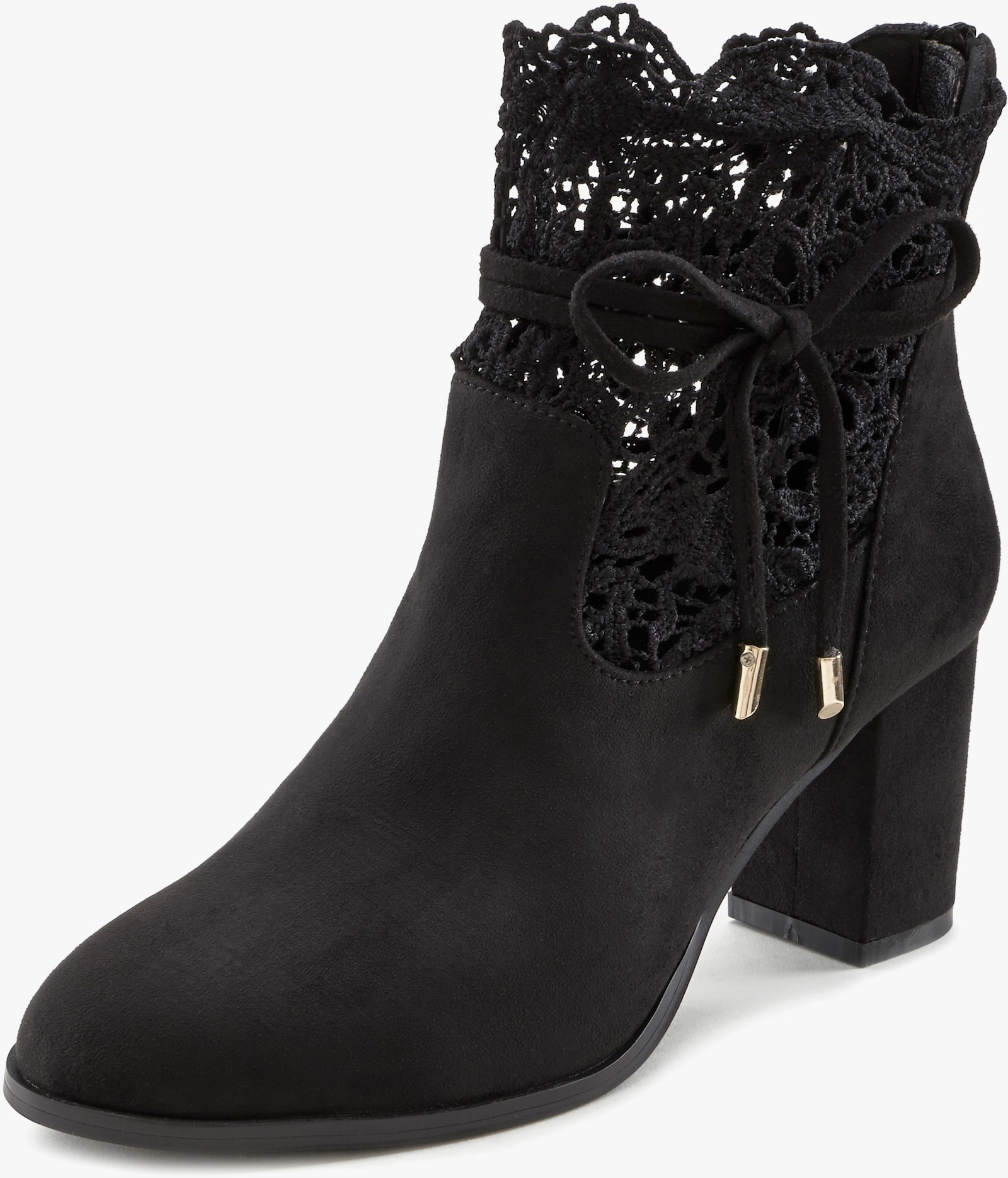 LASCANA High-Heel-Stiefelette - schwarz