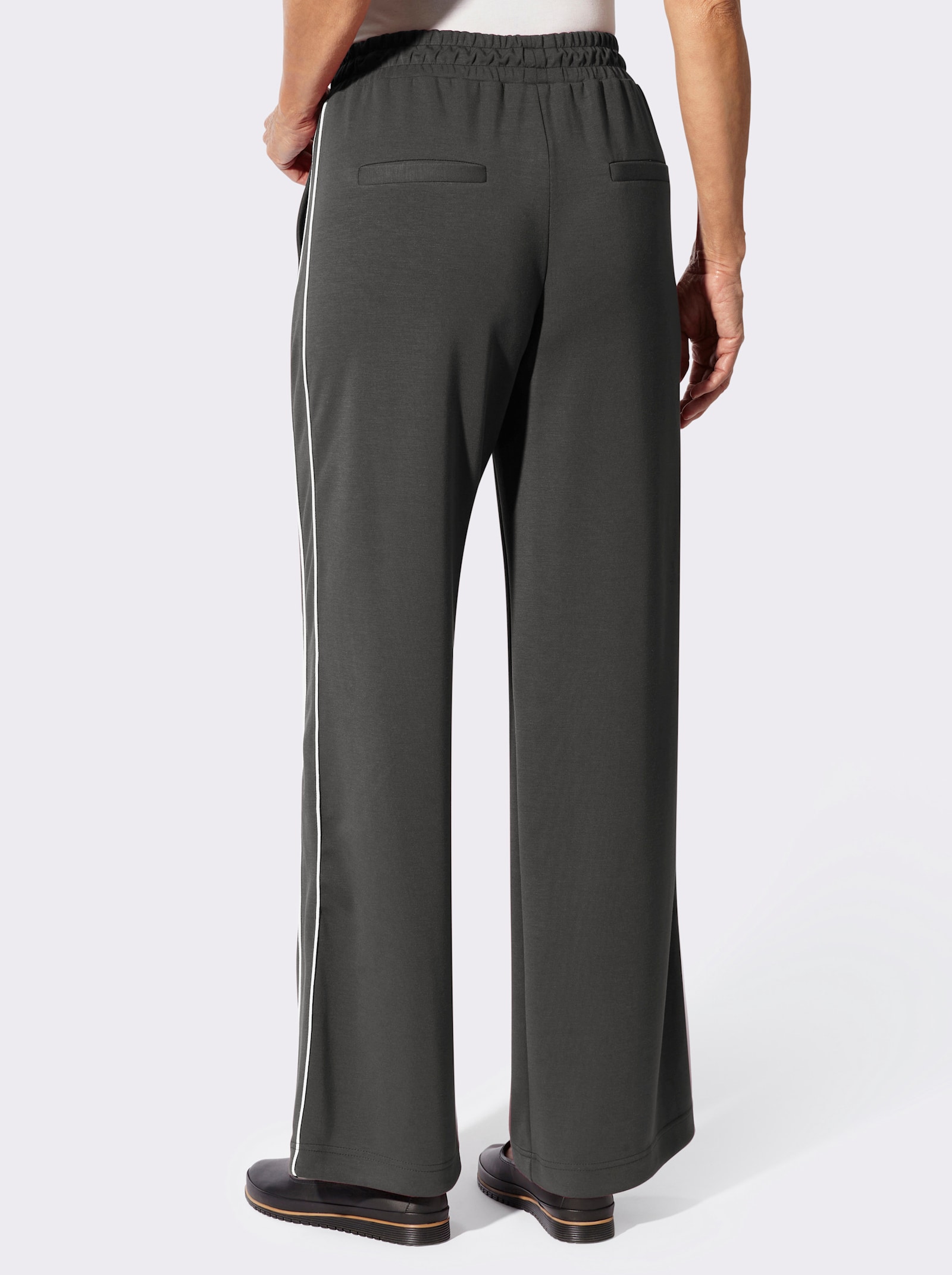 Sweathose in weiter Form - graphit