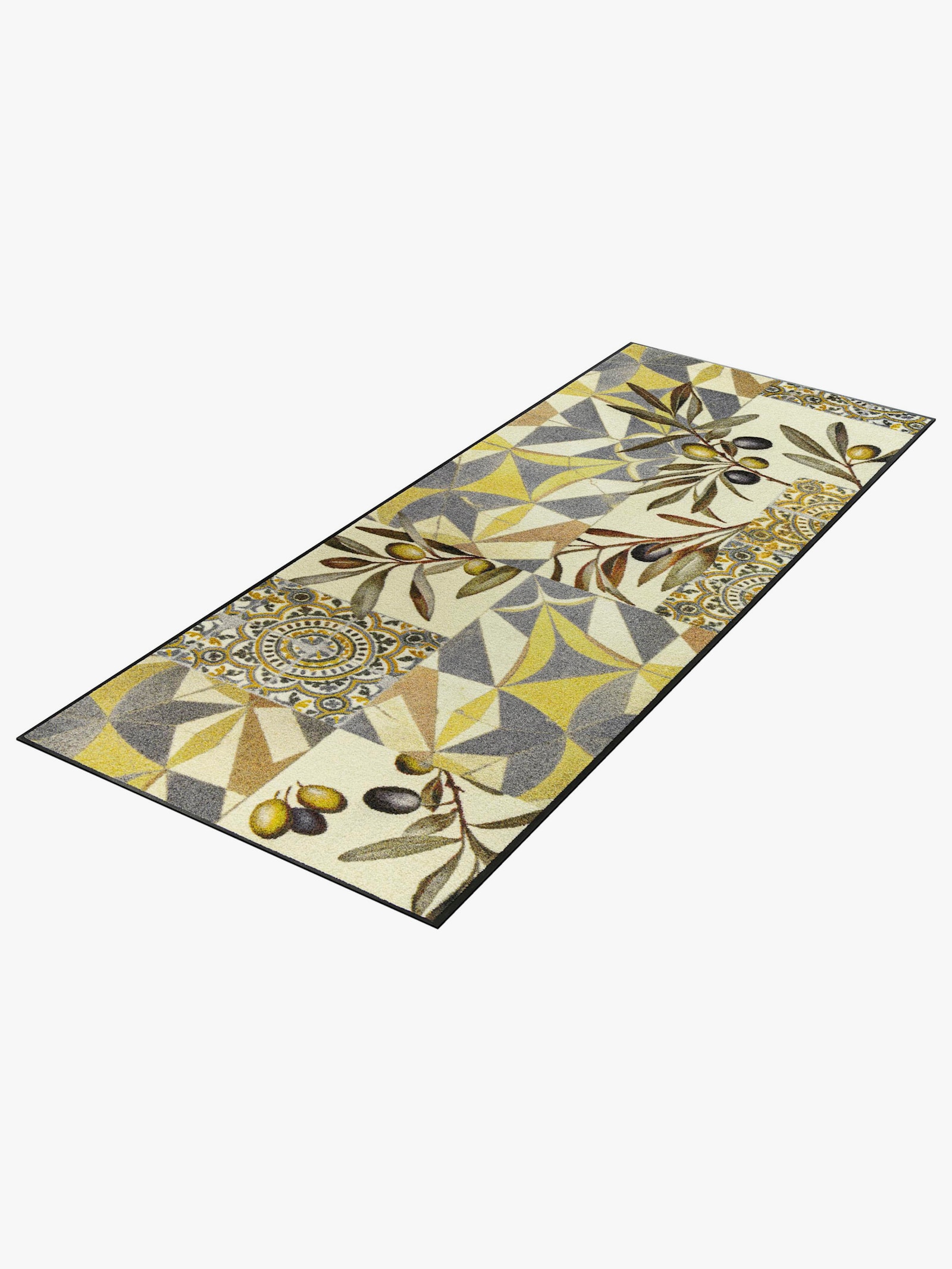 wash+dry by Kleen-Tex Fußmatte - ecru-grau-gemustert