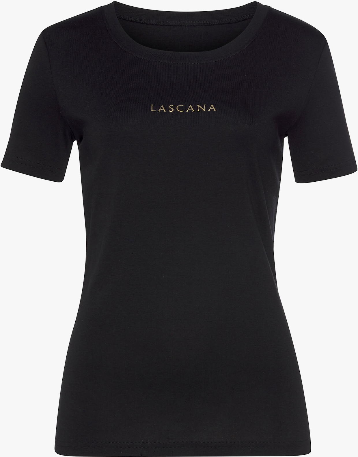 LASCANA T-shirt - bordeaux, zwart