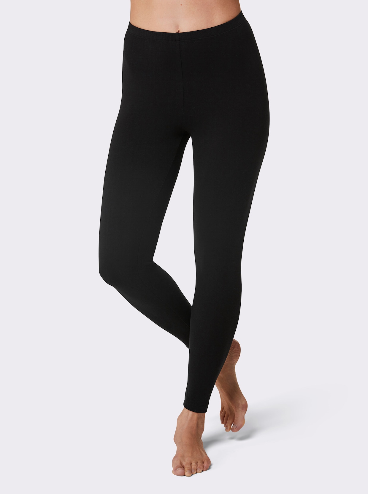 wäschepur Thermo-Leggings - schwarz