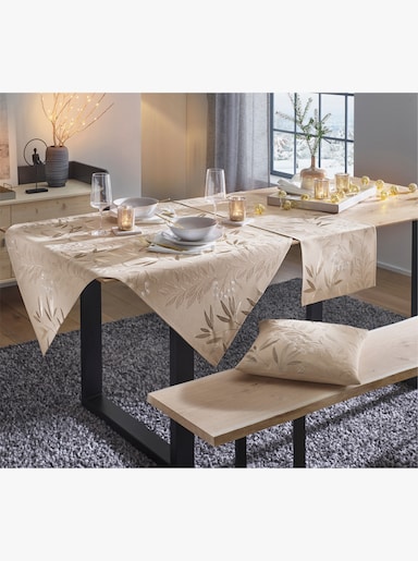 Tischdecke - beige