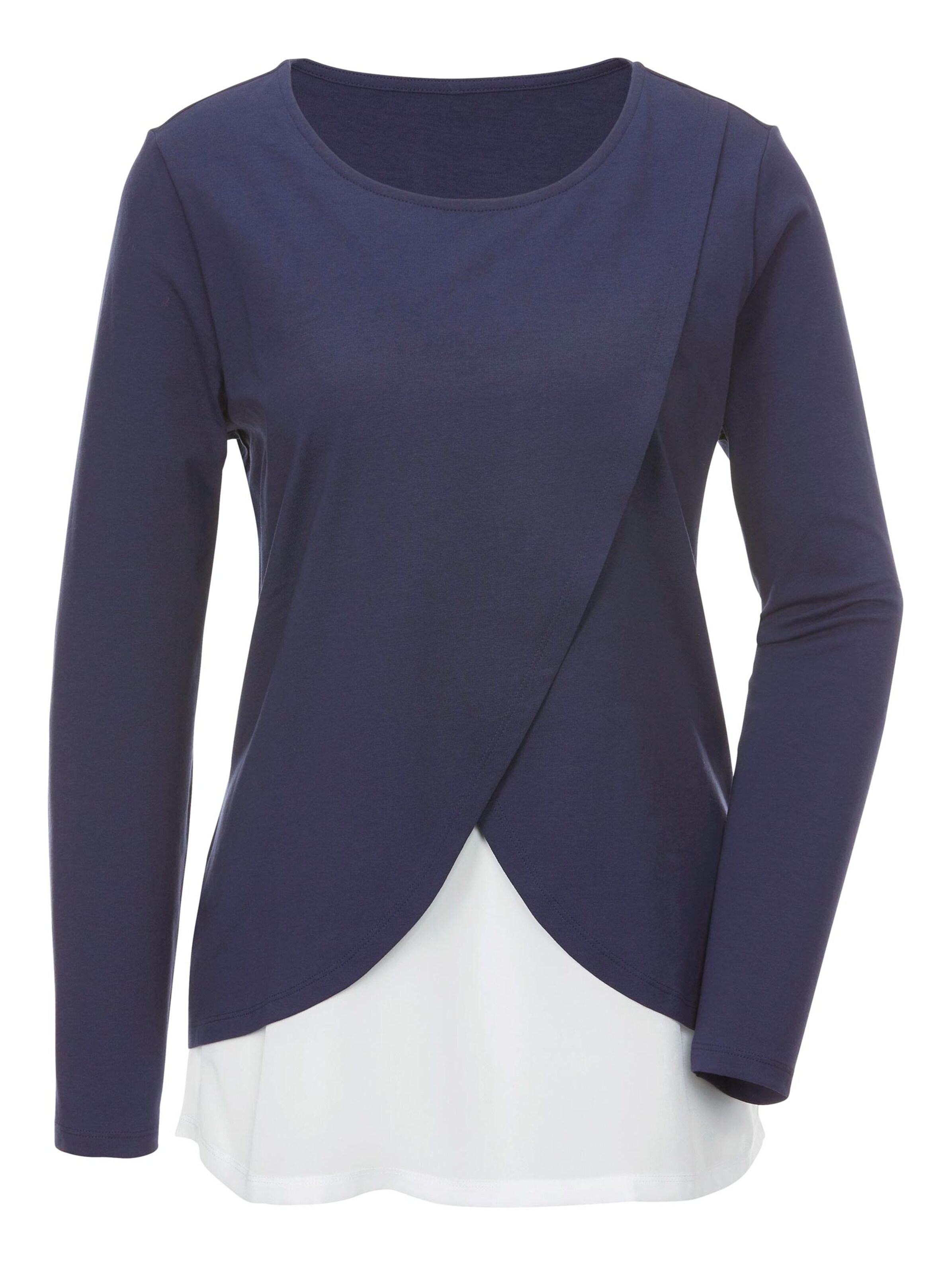 2-in-1-Shirt - nachtblau