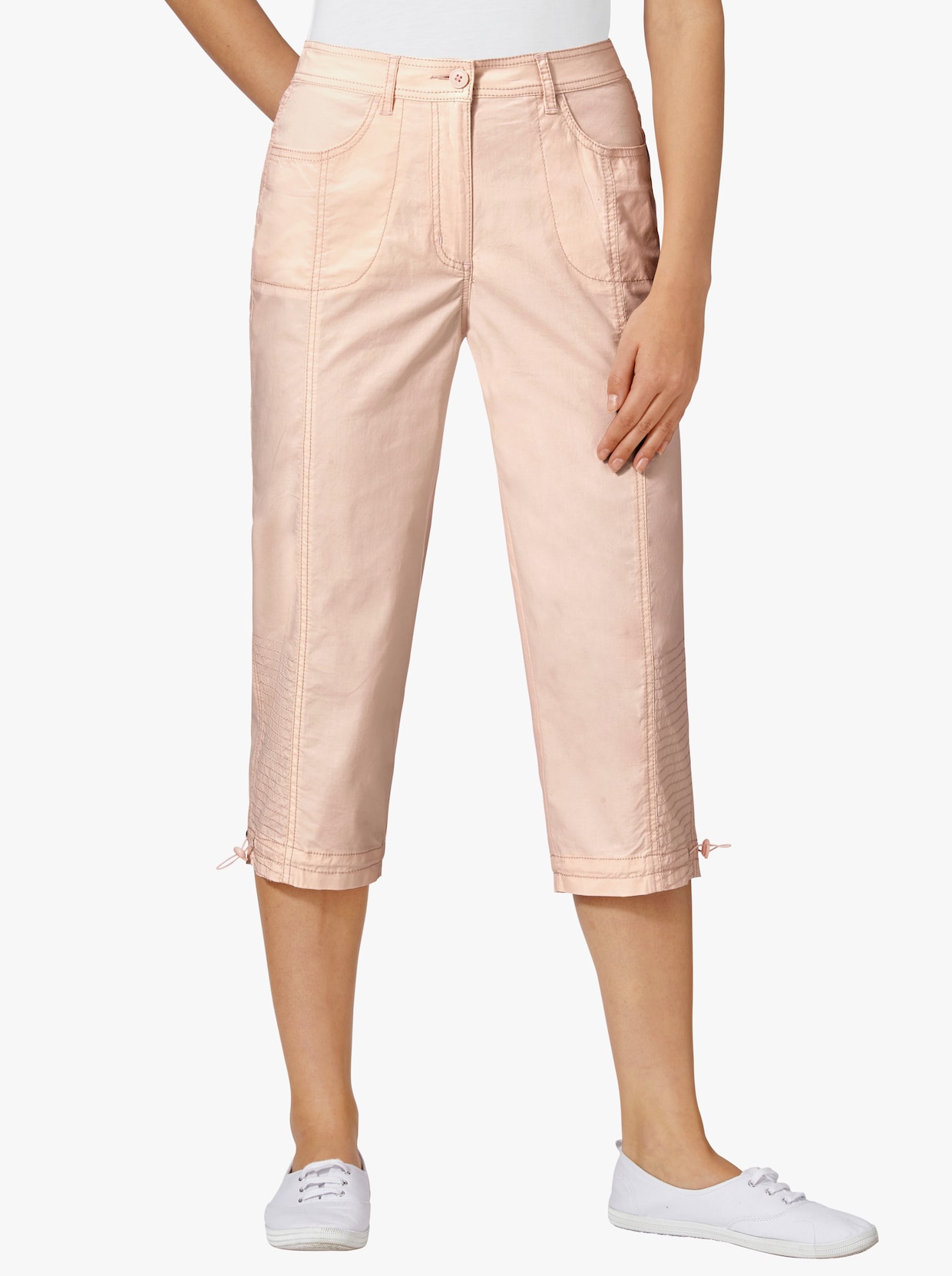 Capri kalhoty - růžová