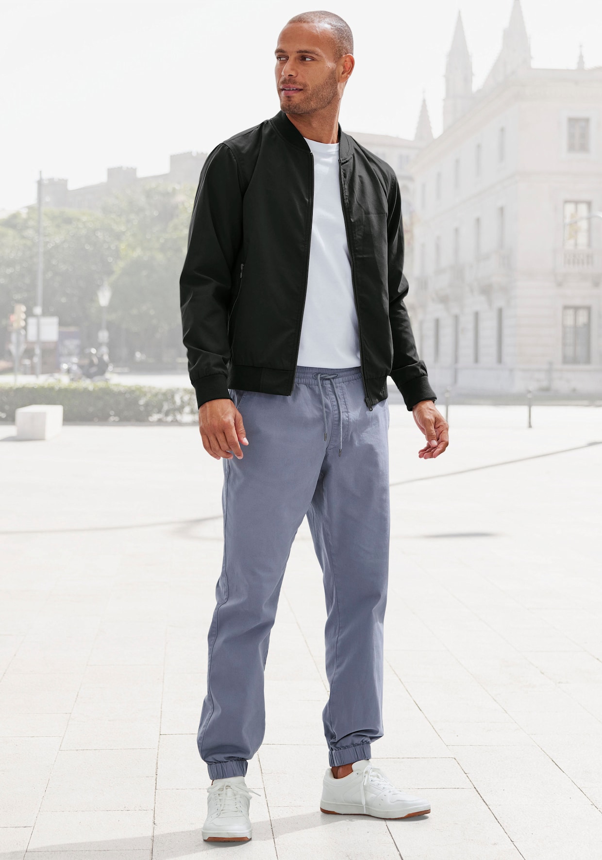 John Devin Bomberjacke - schwarz