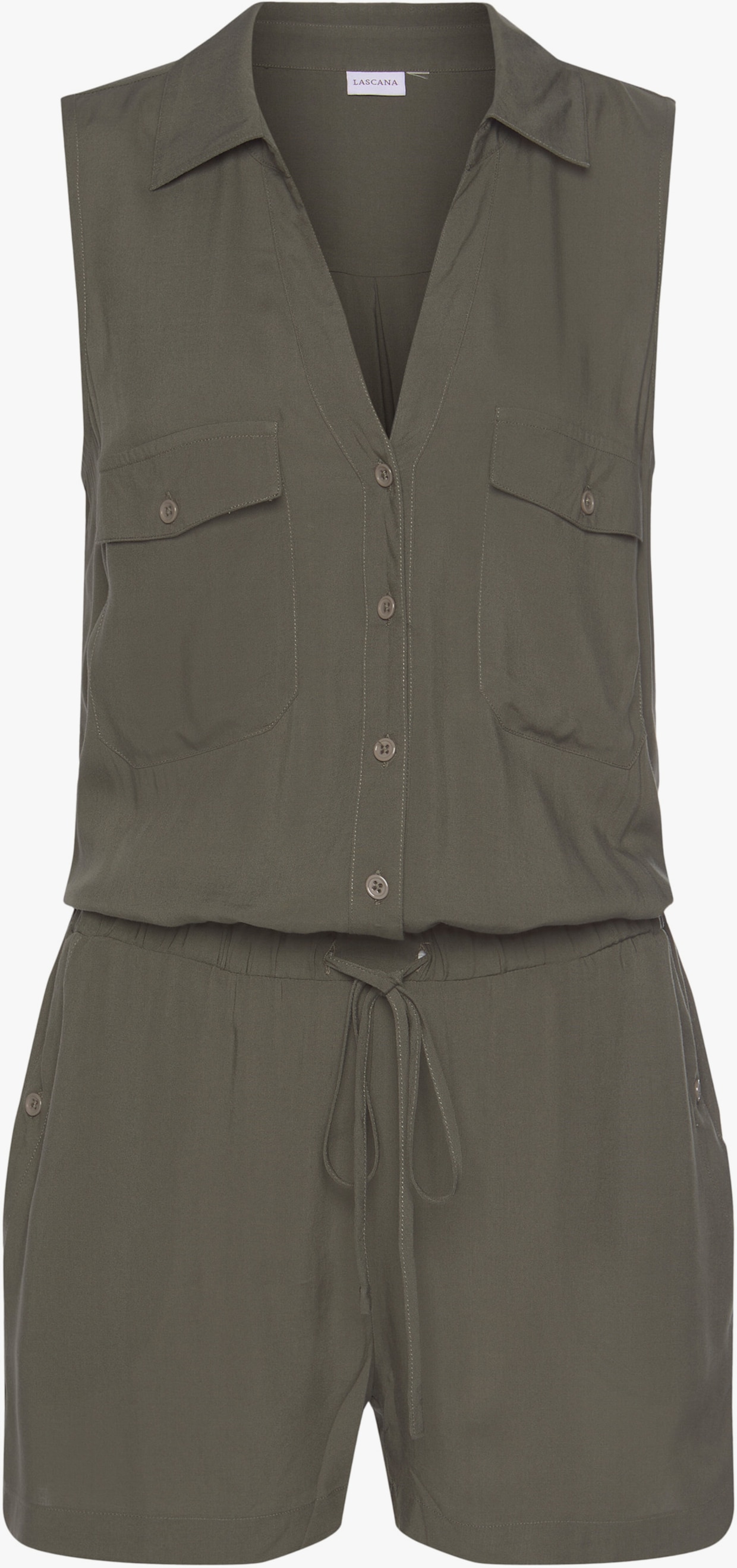 LASCANA Kurzoverall - khaki