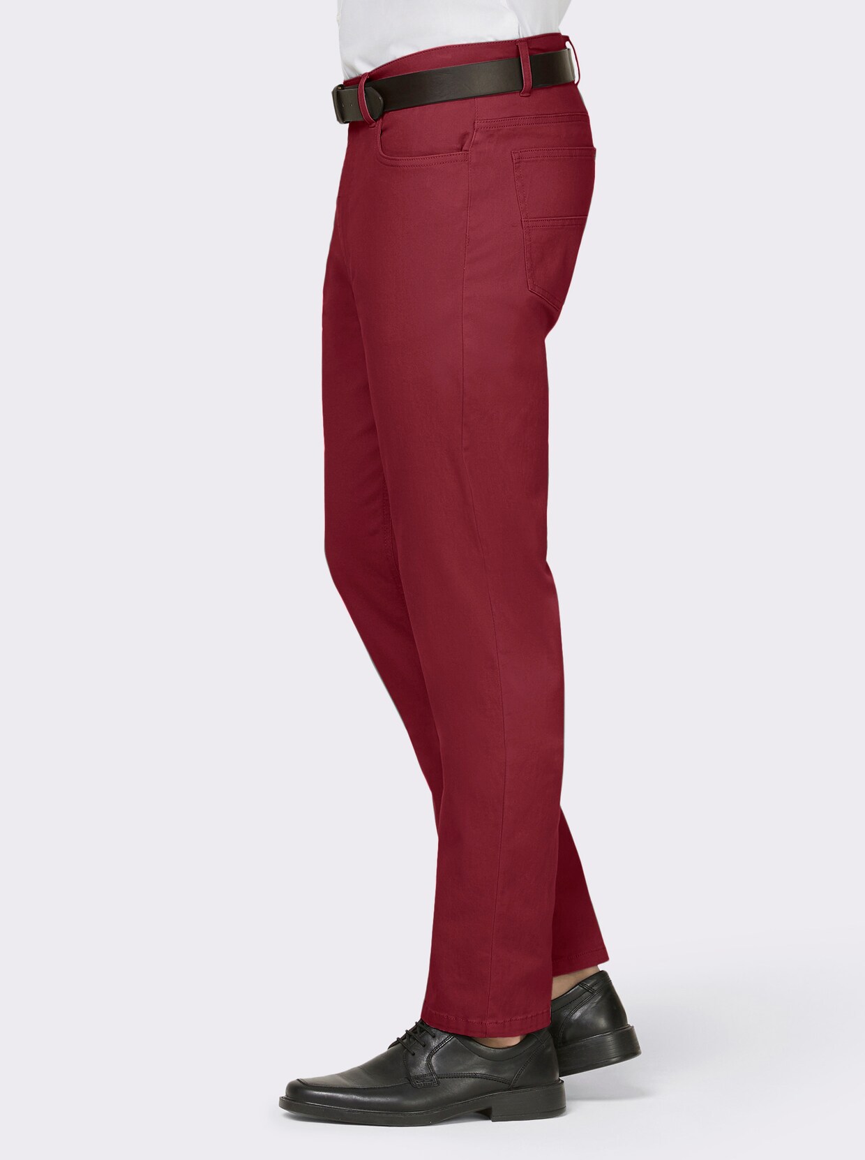 Kalhoty - tmavěčervená