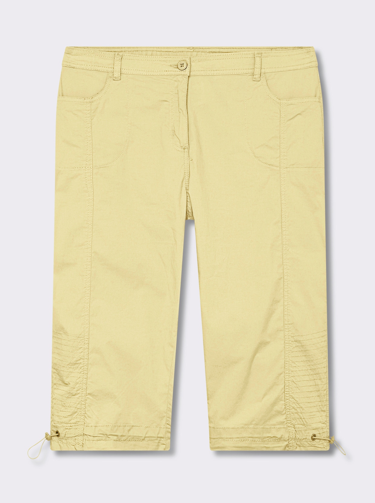 Caprihose - gelb