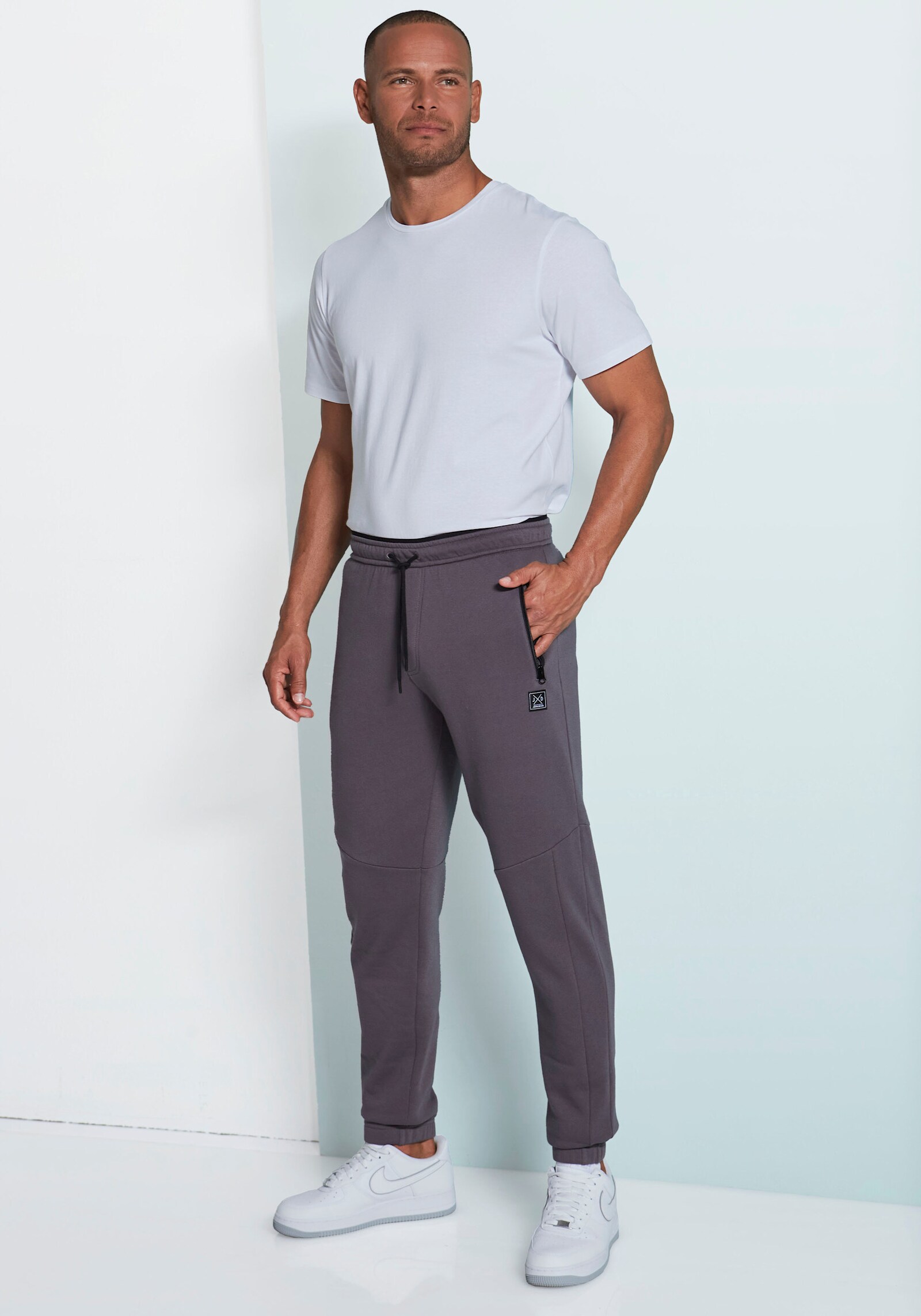 John Devin Sweathose - dunkelgrau