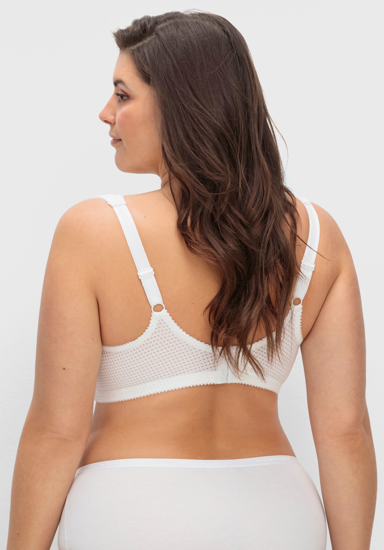Miss Mary Entlastungs-BH ohne Bügel mit Komfortträgern - weiß