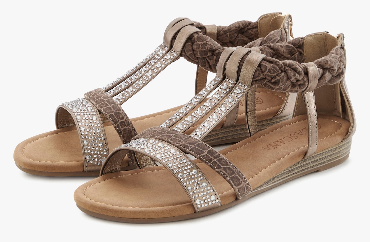 LASCANA Sandale - taupe