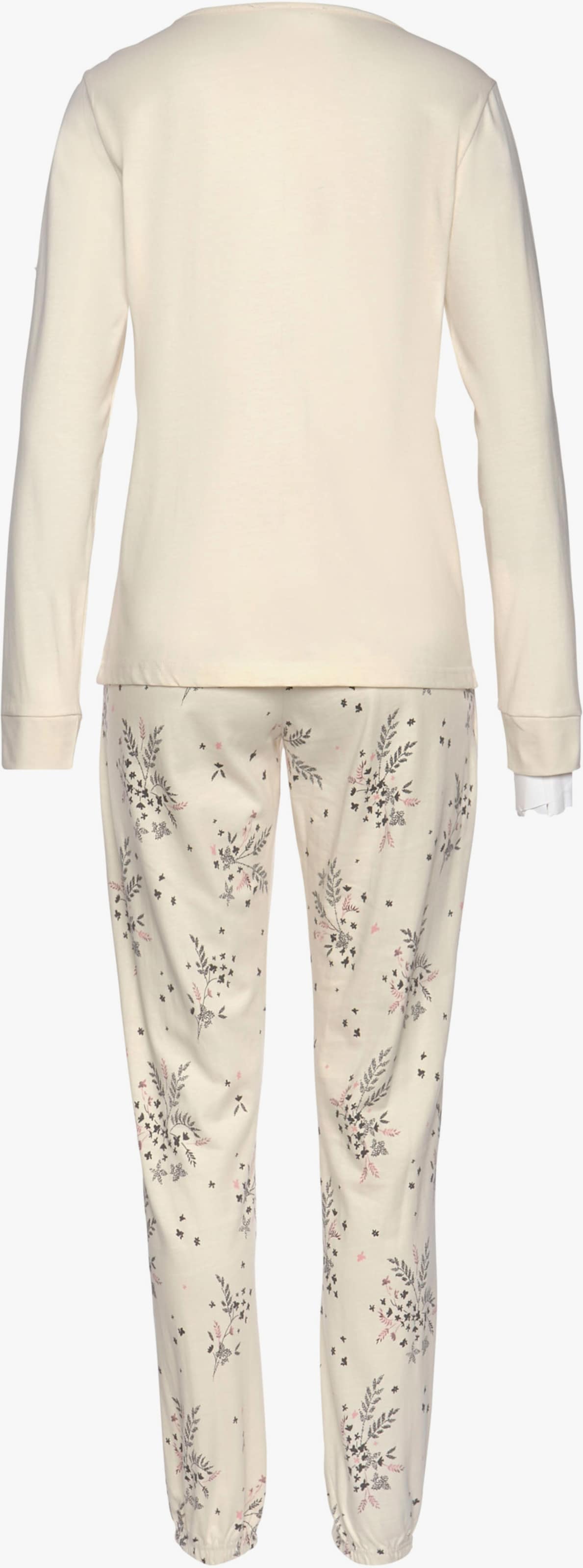 Vivance Dreams Pyjama - antraciet, beige