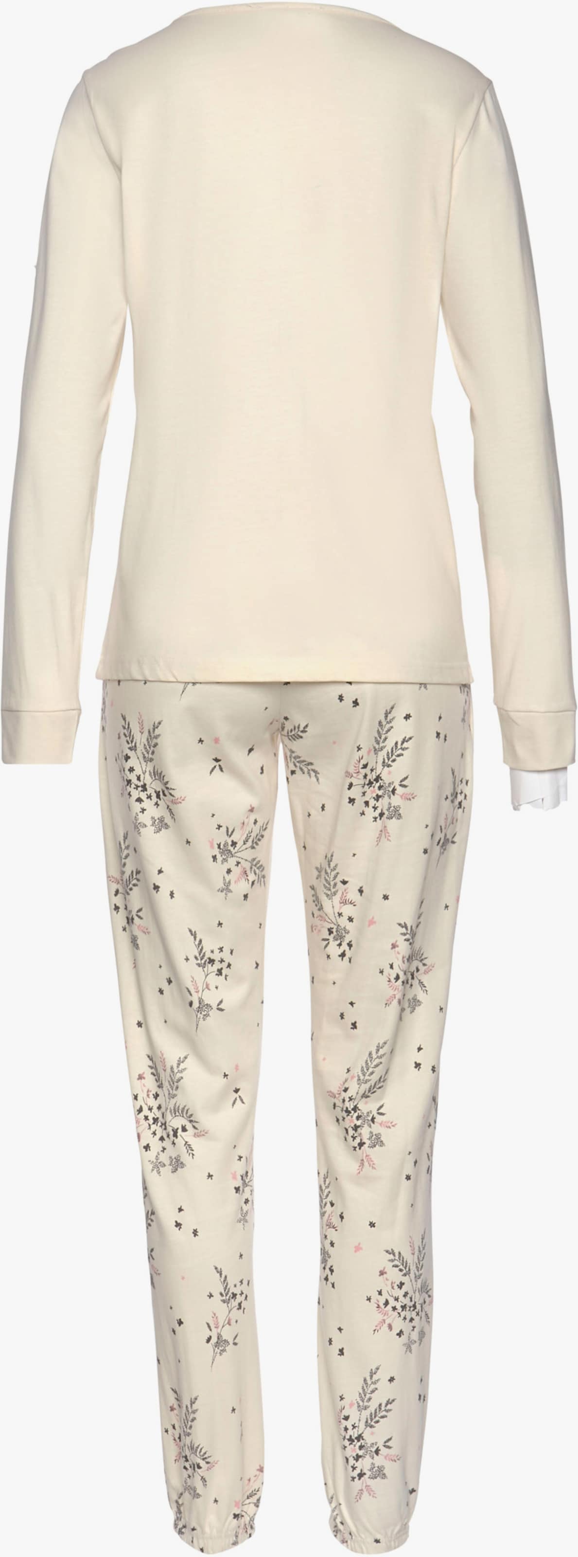 Vivance Dreams Pyjama - anthrazit + creme
