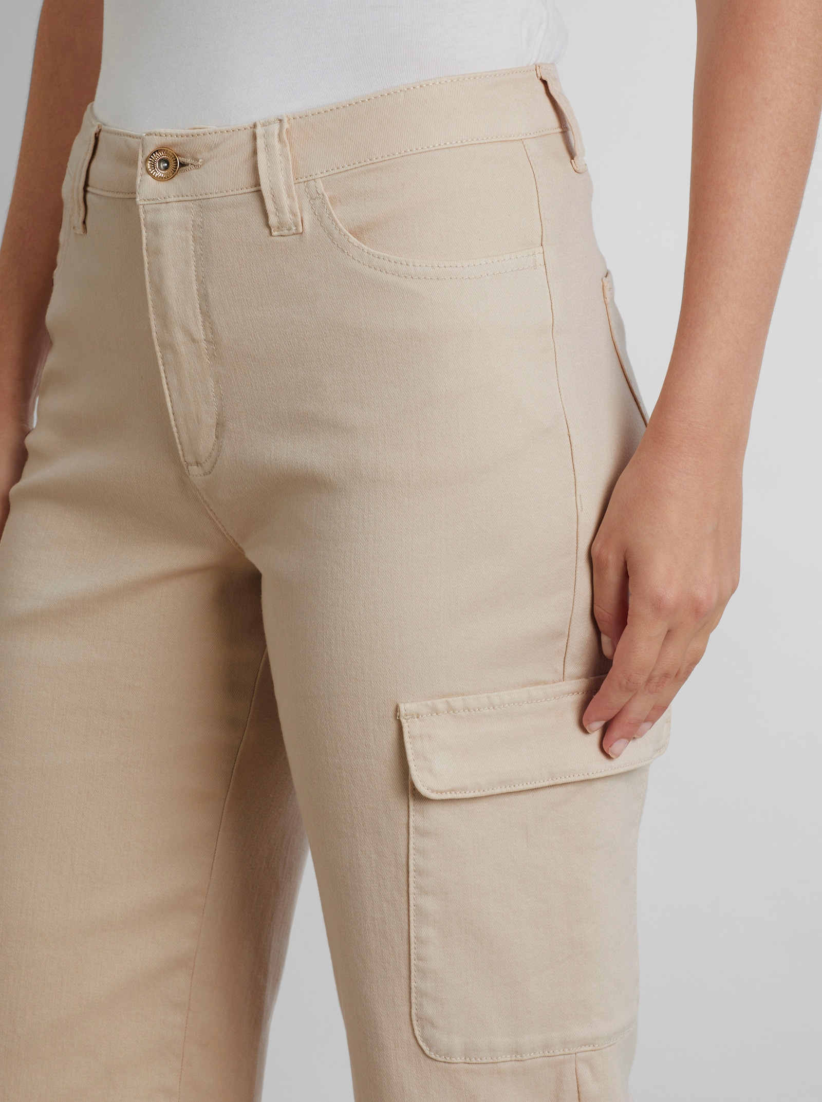 heine Bermudas mit Cargotaschen - sand