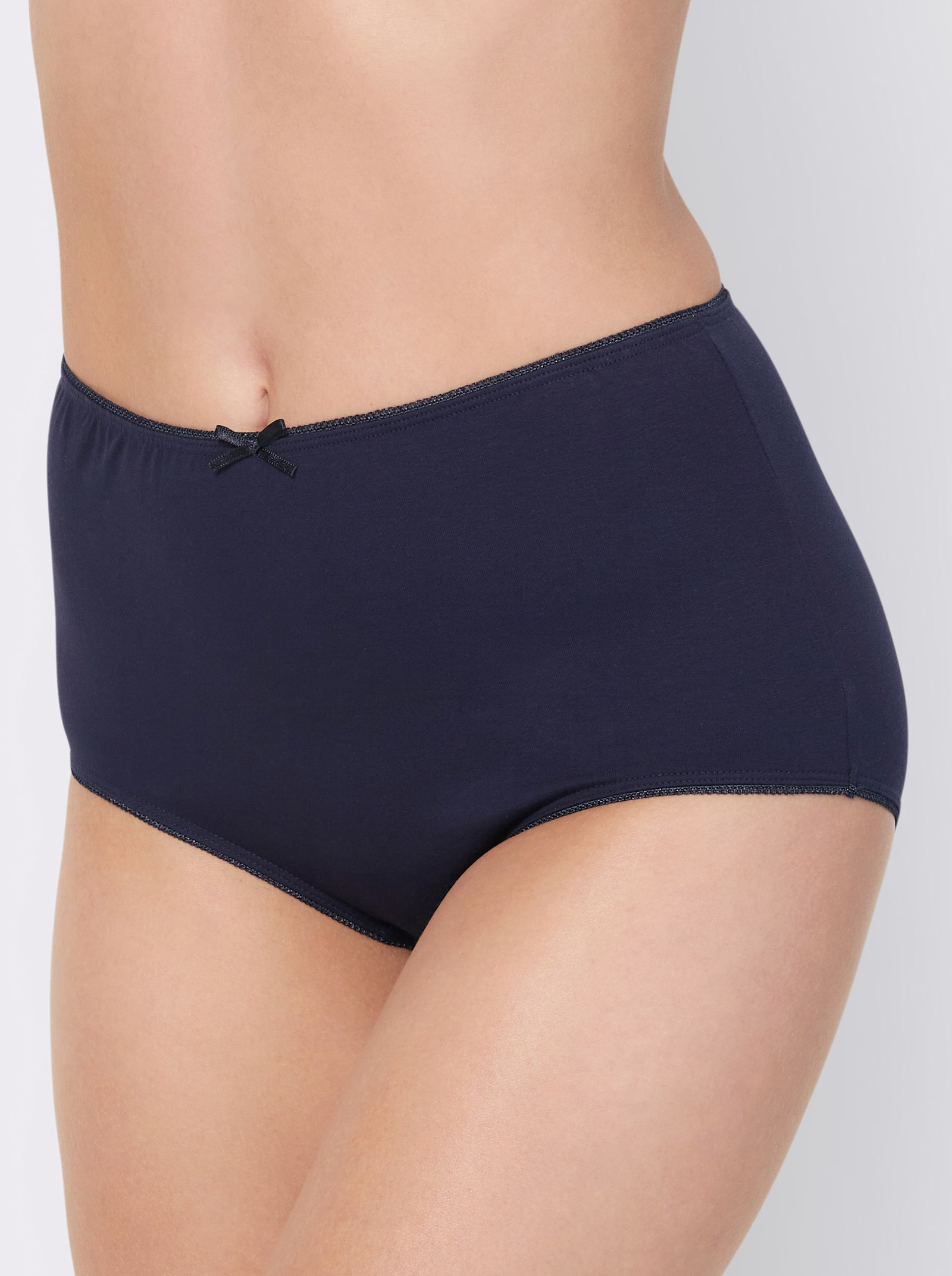 wäschepur Tailleslip met dubbel kruisje - zwart + topaas + marine + bordeaux