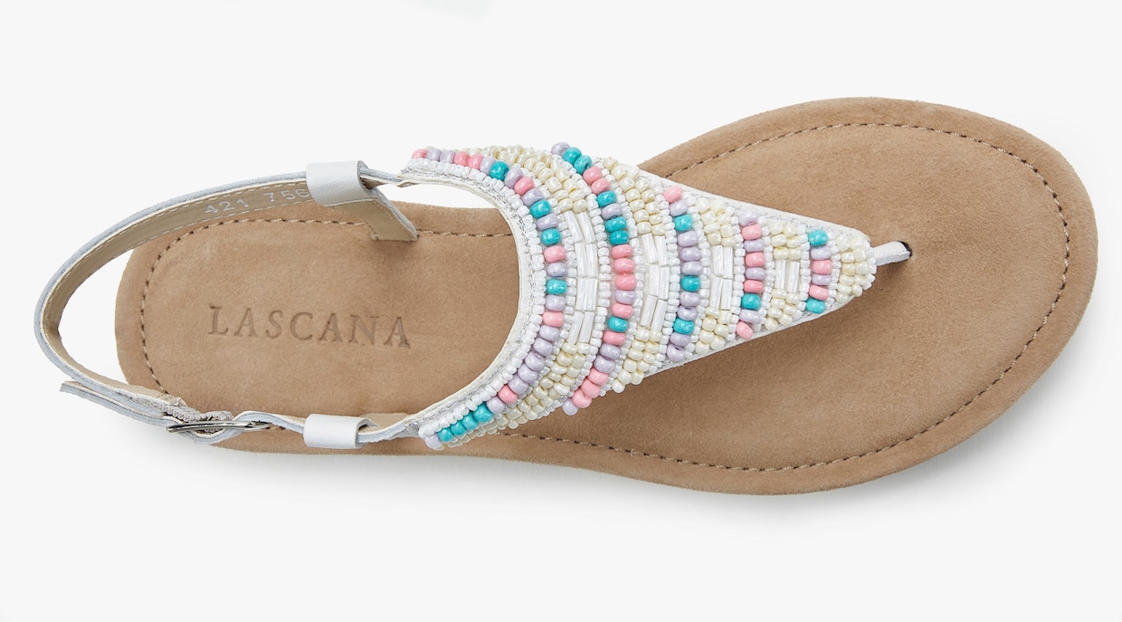 LASCANA Sandalen - wit