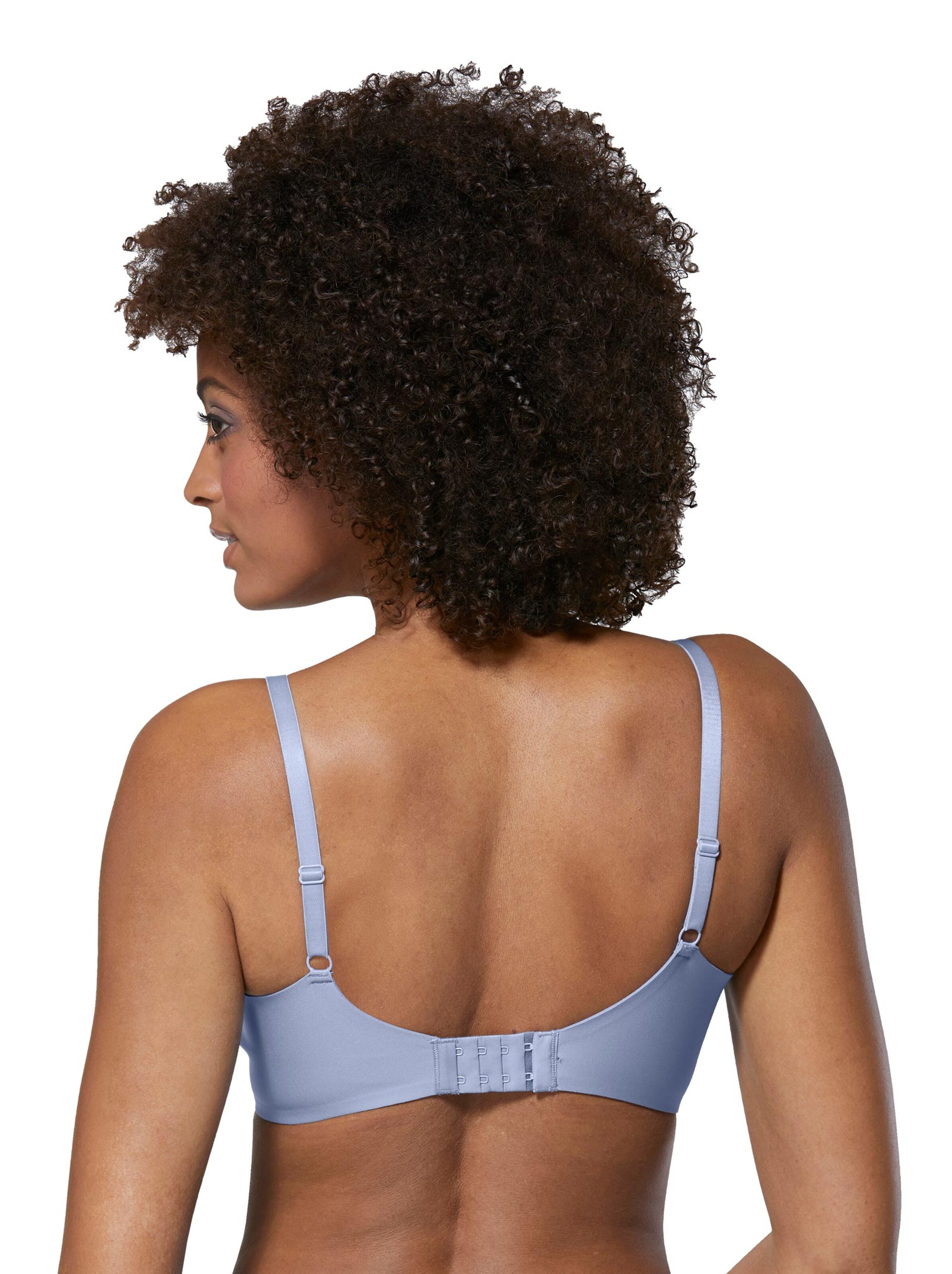 Naturana T-Shirt-BH ohne Bügel - bleu