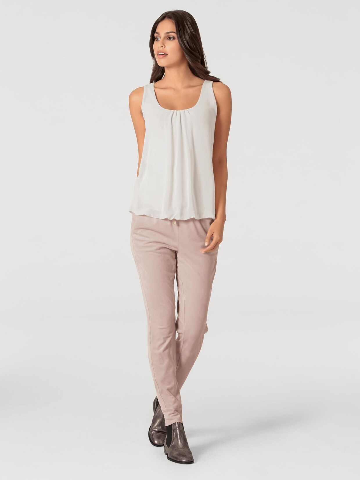 Linea Tesini Blusentop - offwhite