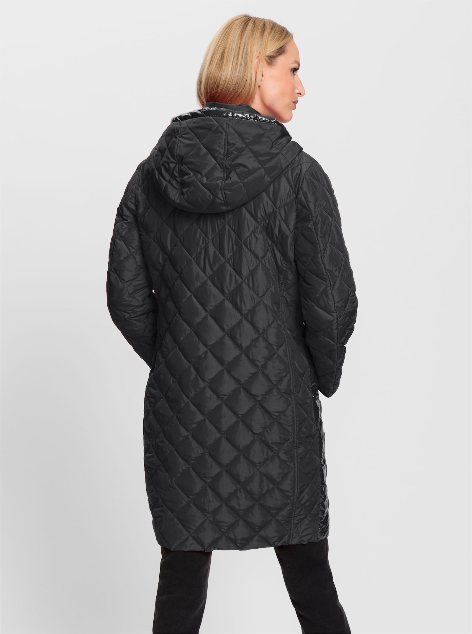 heine Manteau matelassé - noir
