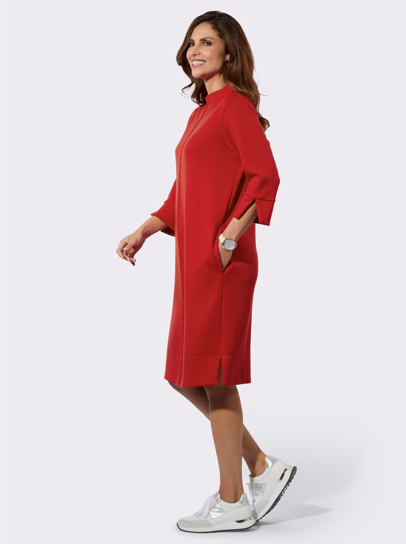 Jerseykleid - erdbeere