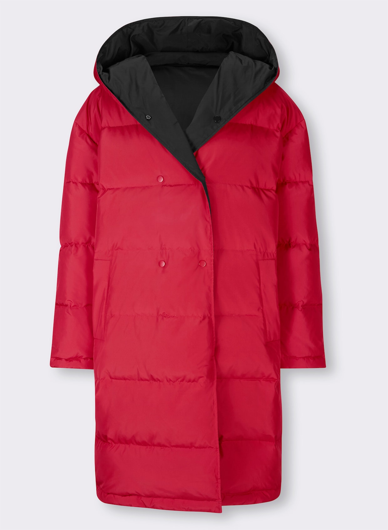 heine Manteau matelassé - rouge-noir