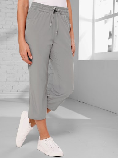 7/8-Hose atmungsaktiv und pflegeleicht - steingrau