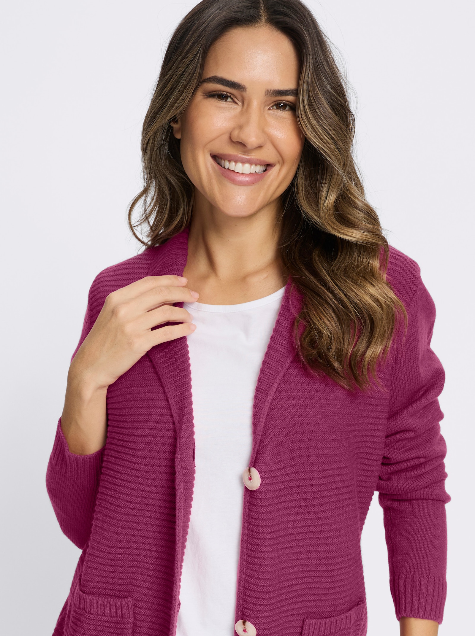 Cardigan in Ripp-Optik - erika
