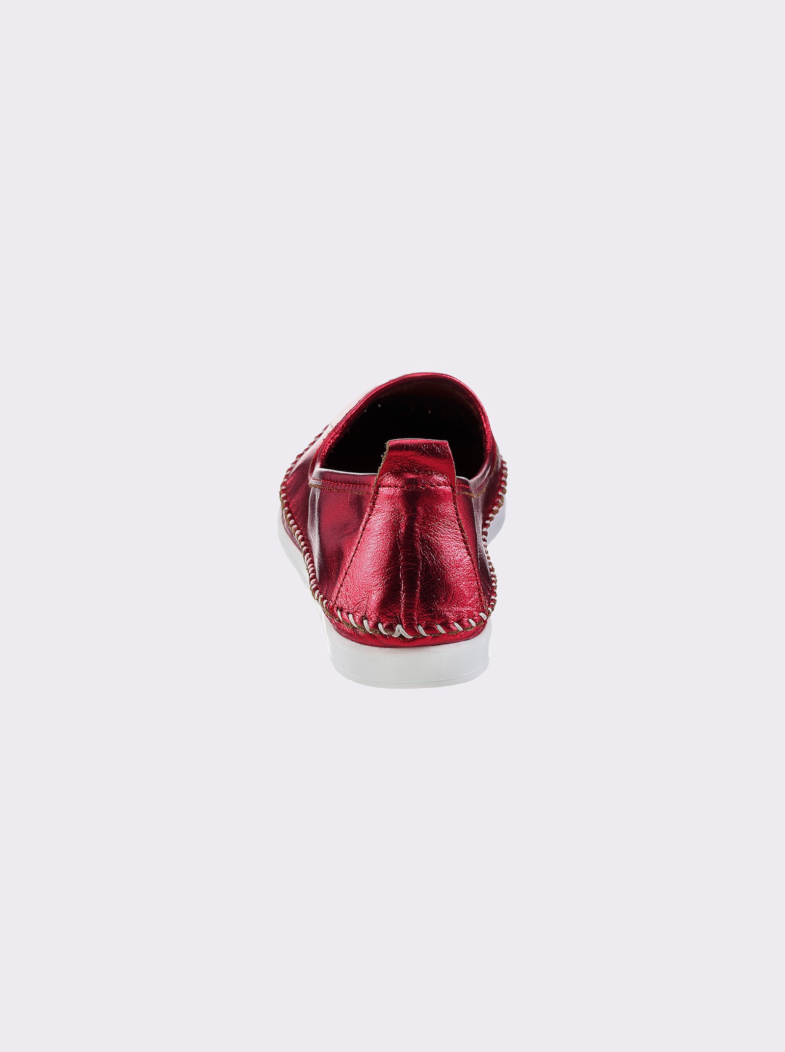 Andrea Conti Slipper - rot-metallic
