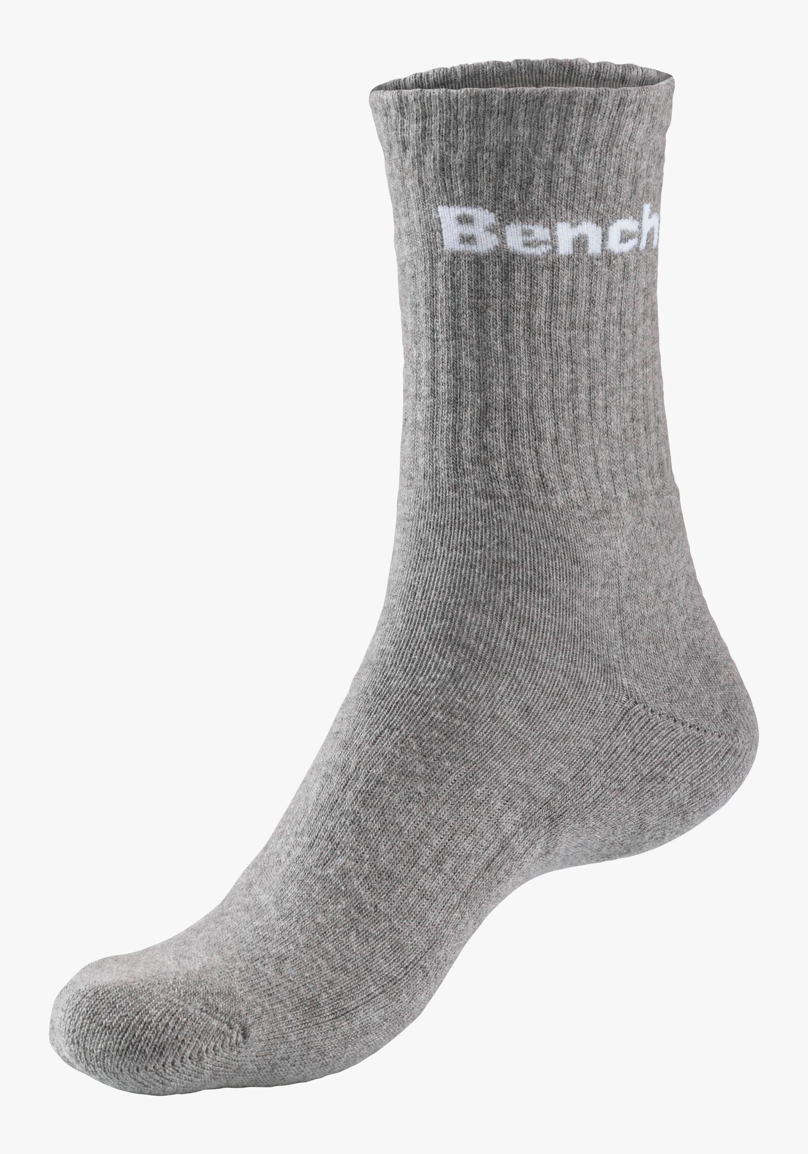 Bench. Tennissocken - 4x schwarz, 4x weiß, 4x grau-meliert