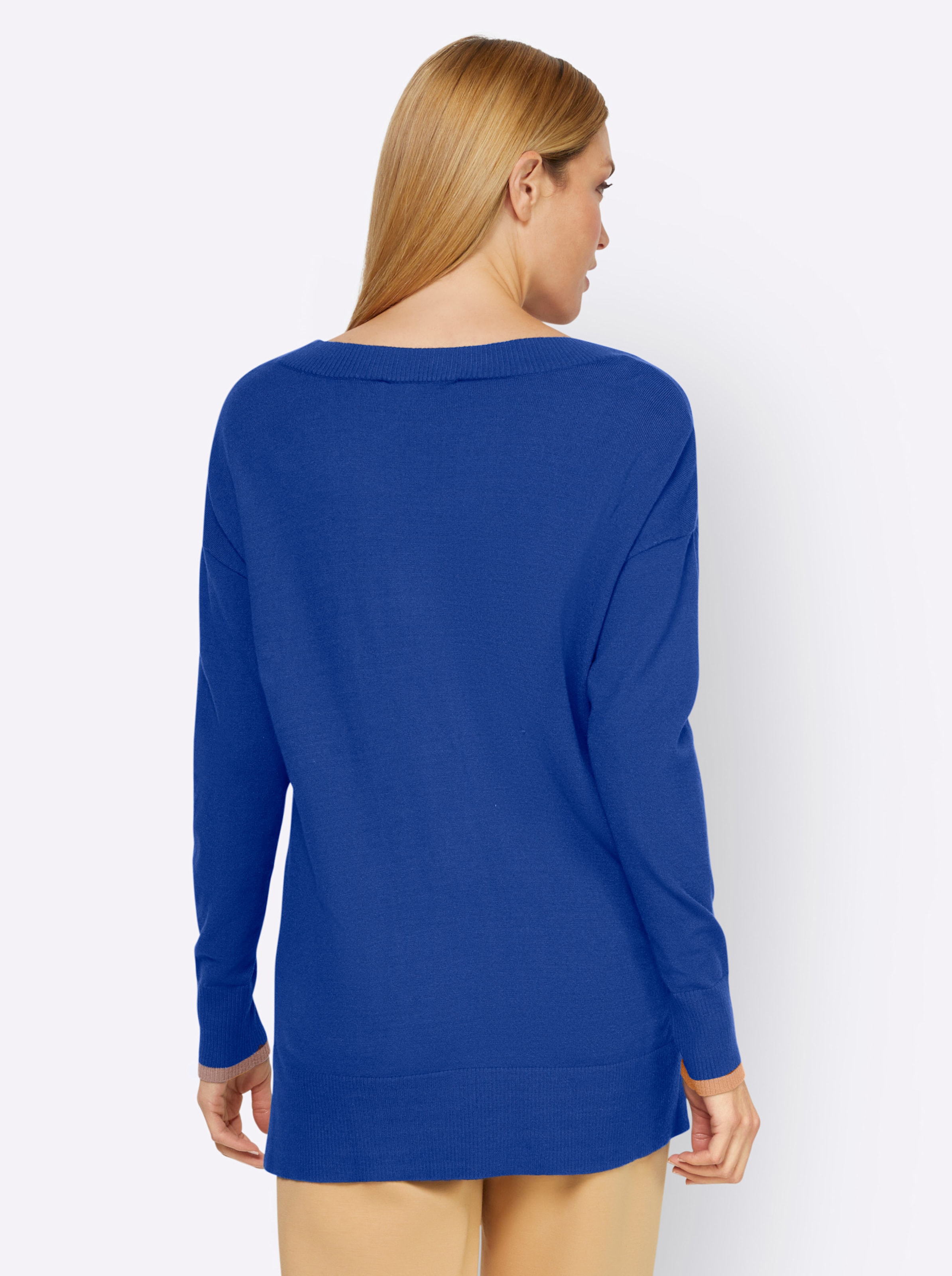 und Blau günstig Kaufen-Pullover in royalblau von heine. Pullover in royalblau von heine <![CDATA[