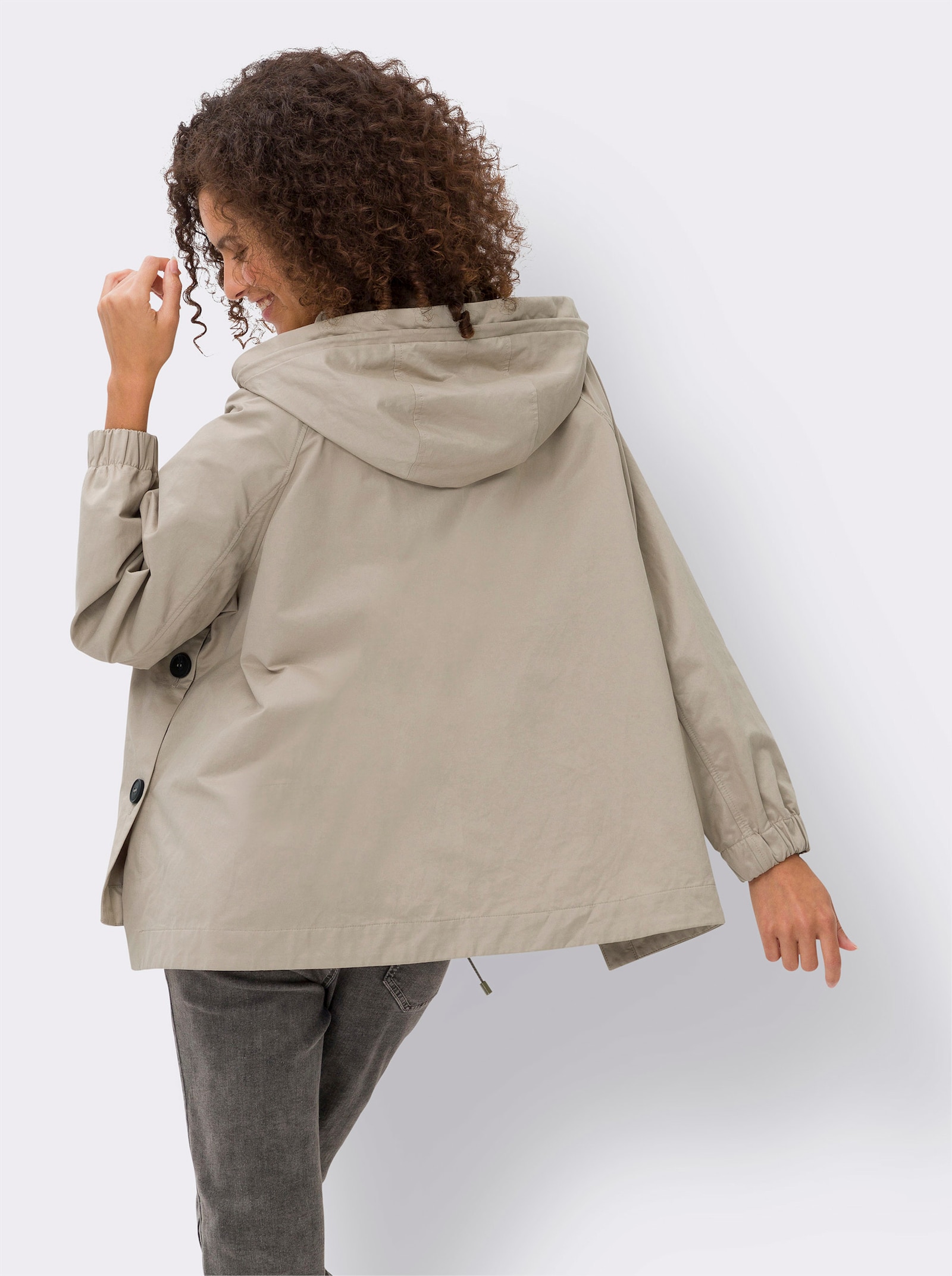 heine Veste de mi-saison légèrement brillante - beige