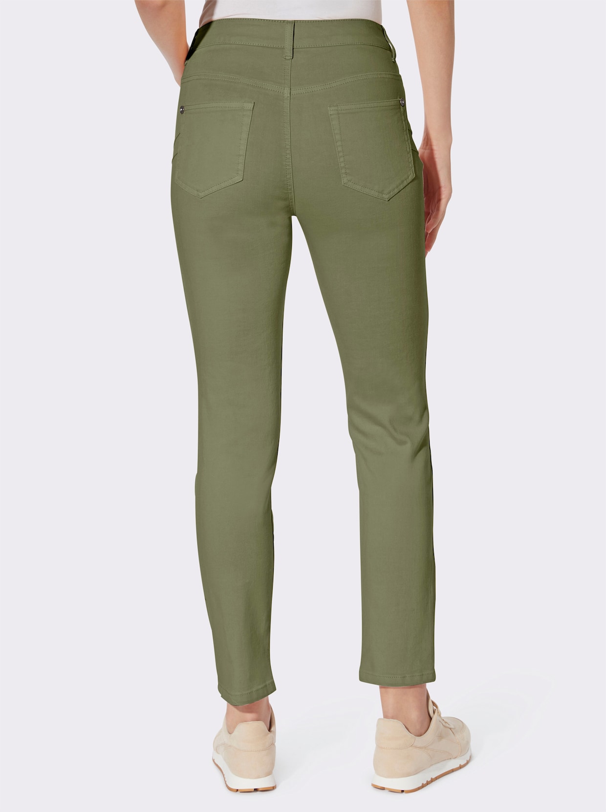 heine Jean push-up - vert olive