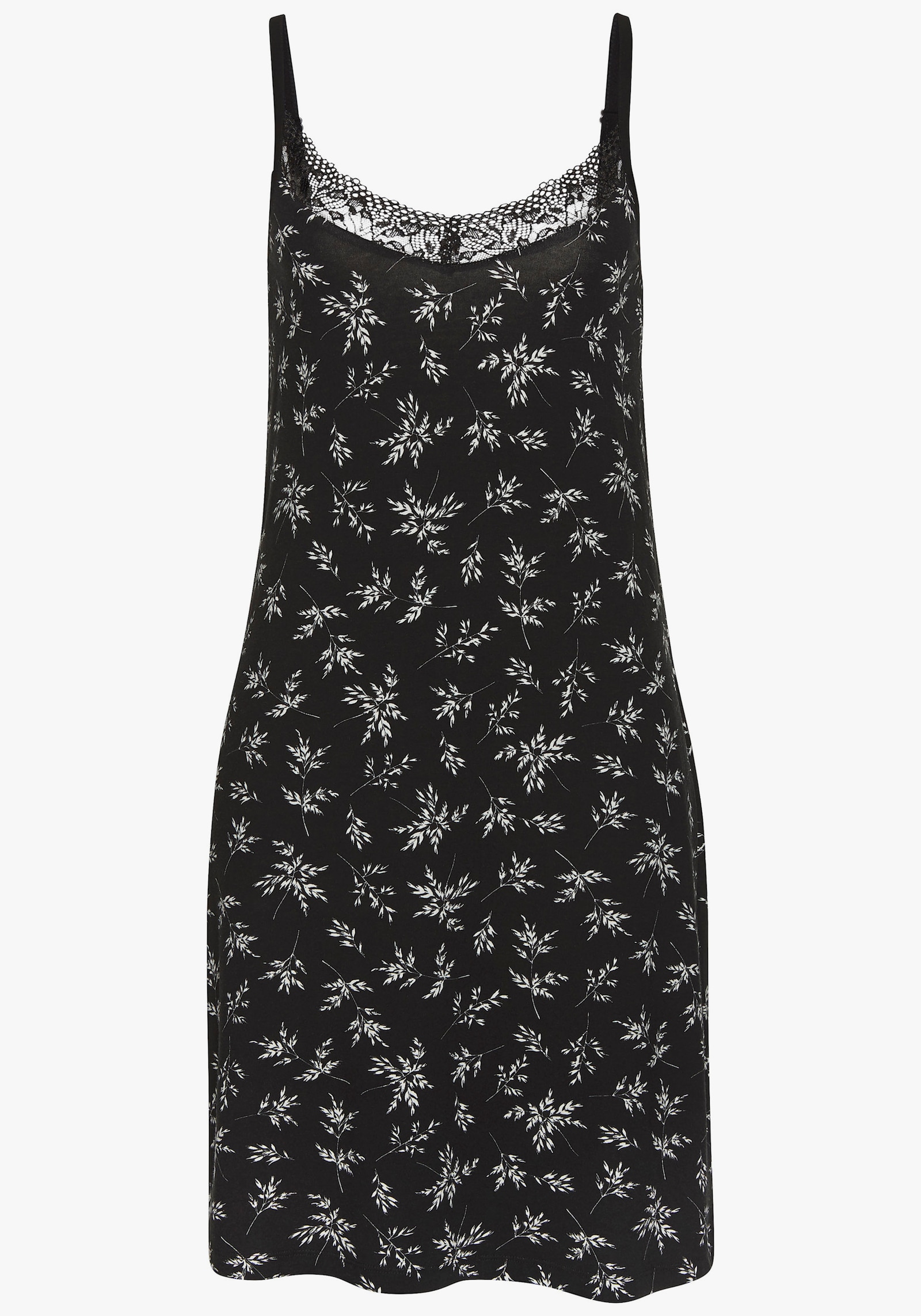 Vivance Dreams Déshabillé - noir motif à fleurs
