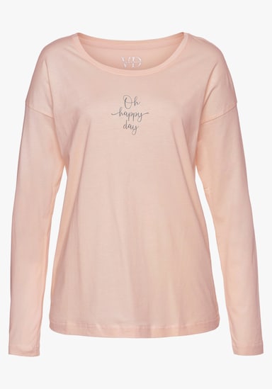 Vivance Dreams Pyjamaoberteil - apricot