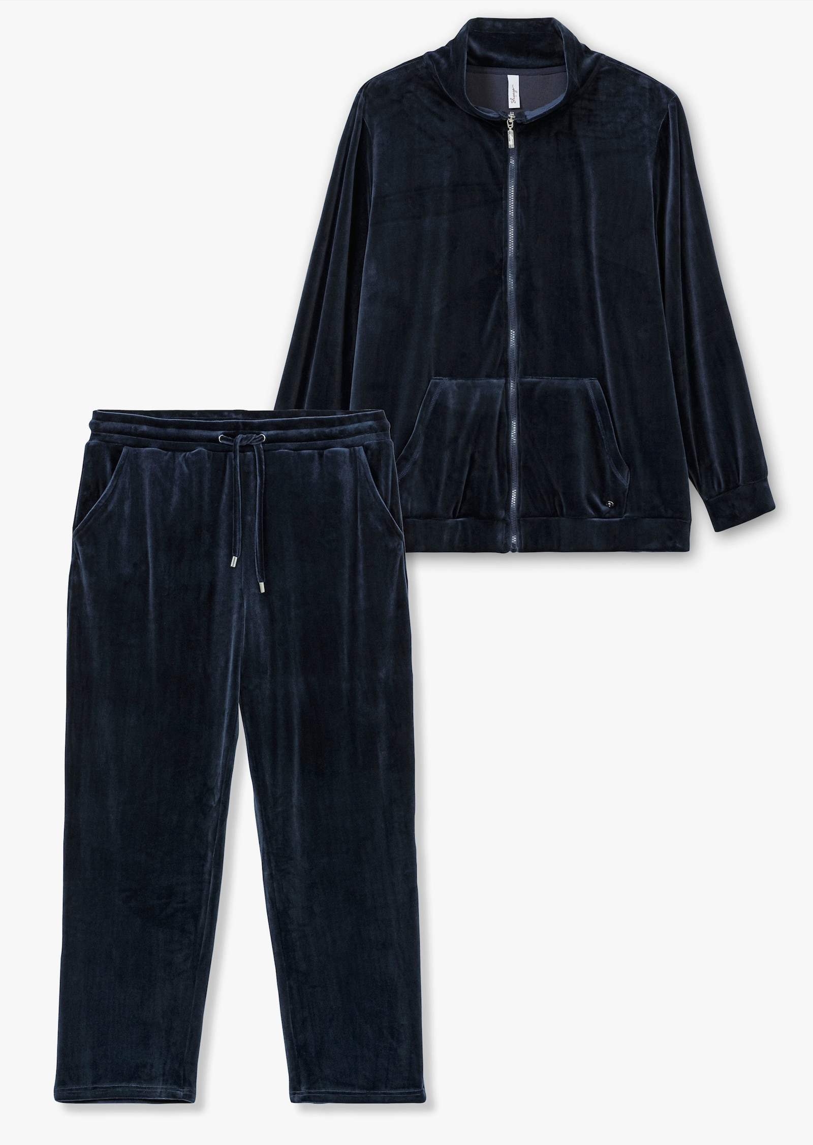 sheego Hausanzug in Nicki-Qualität - nachtblau