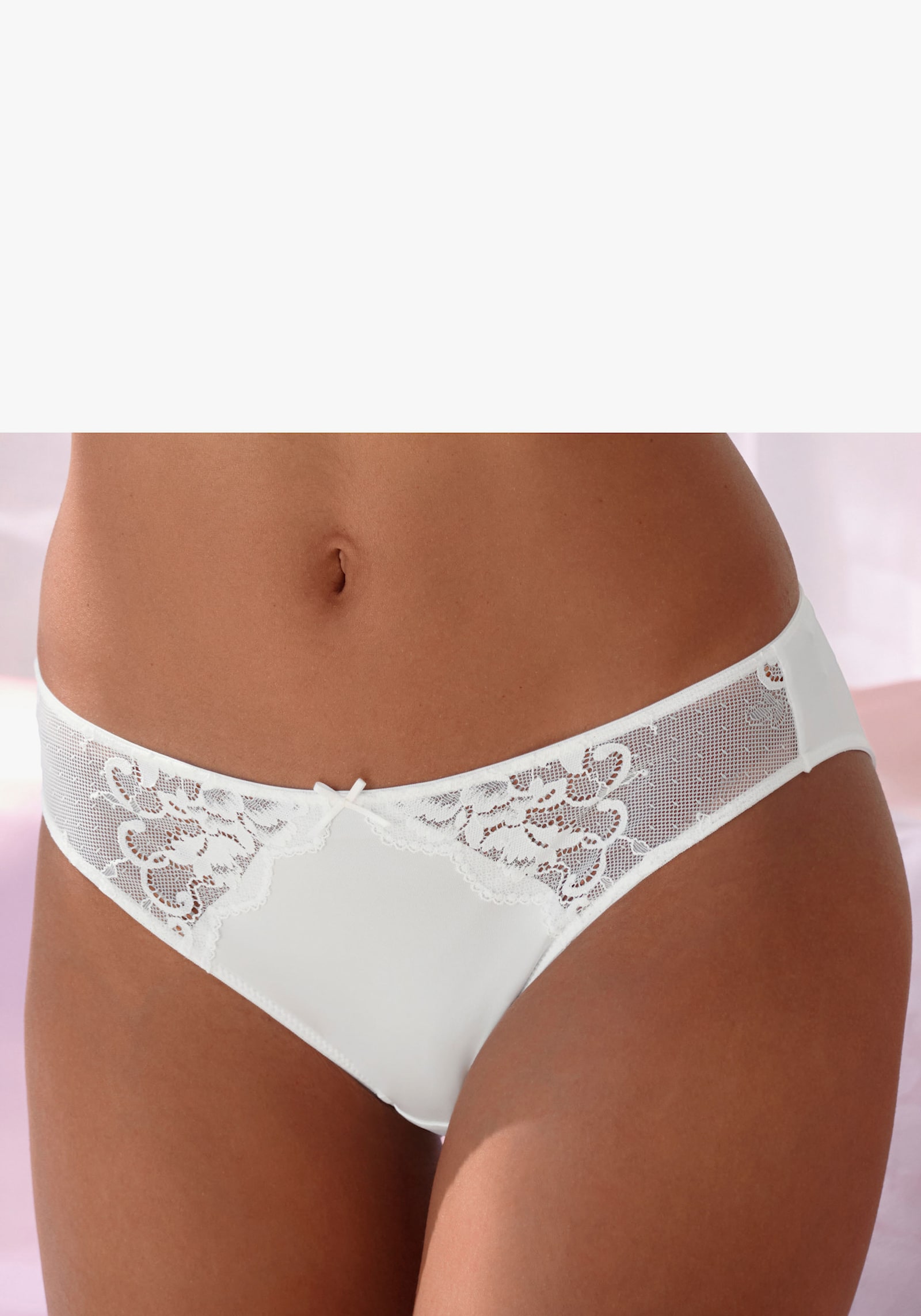 petite fleur by Lascana Slip - paars + lila + crème