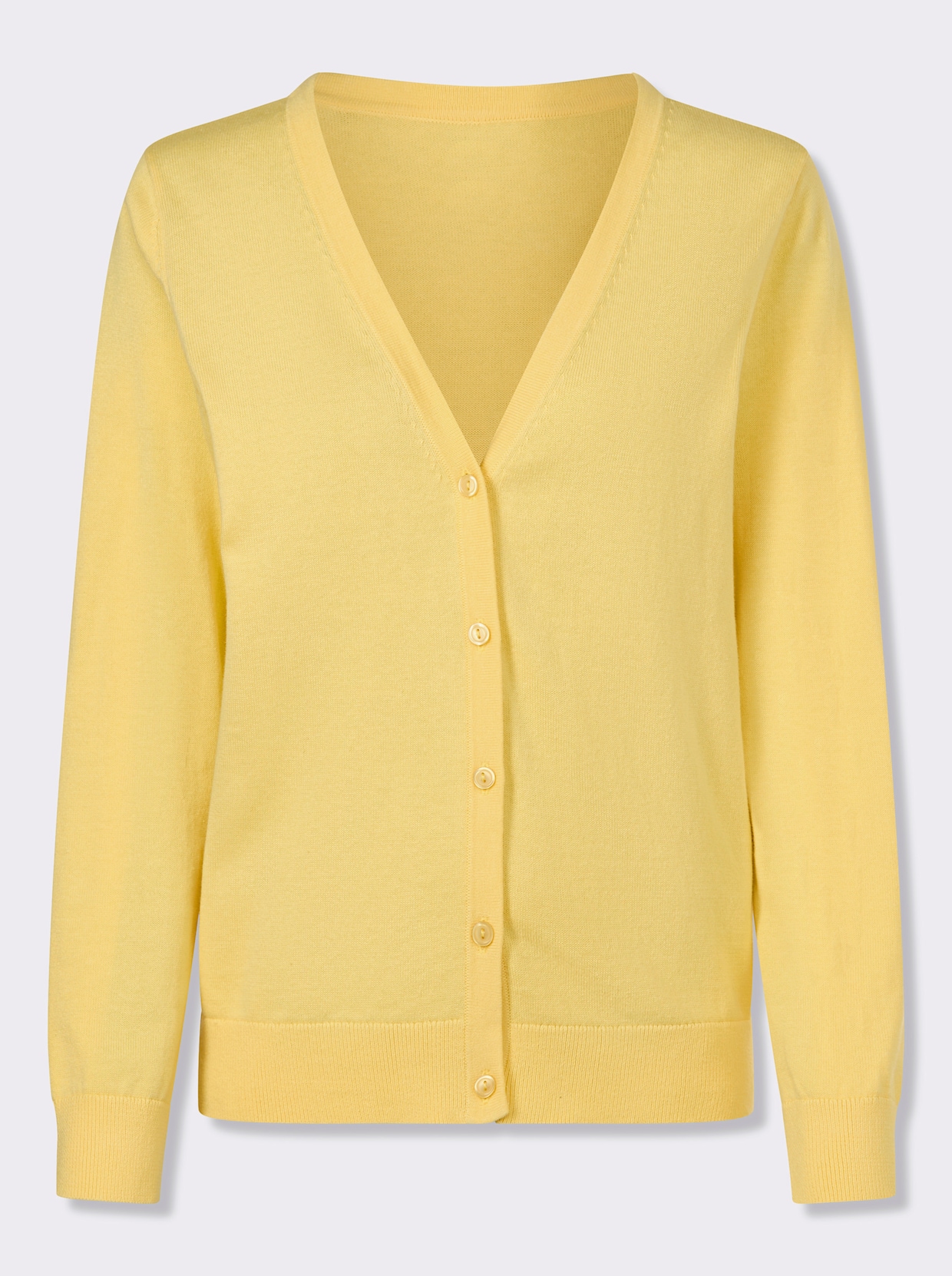 Cardigan - zitrone