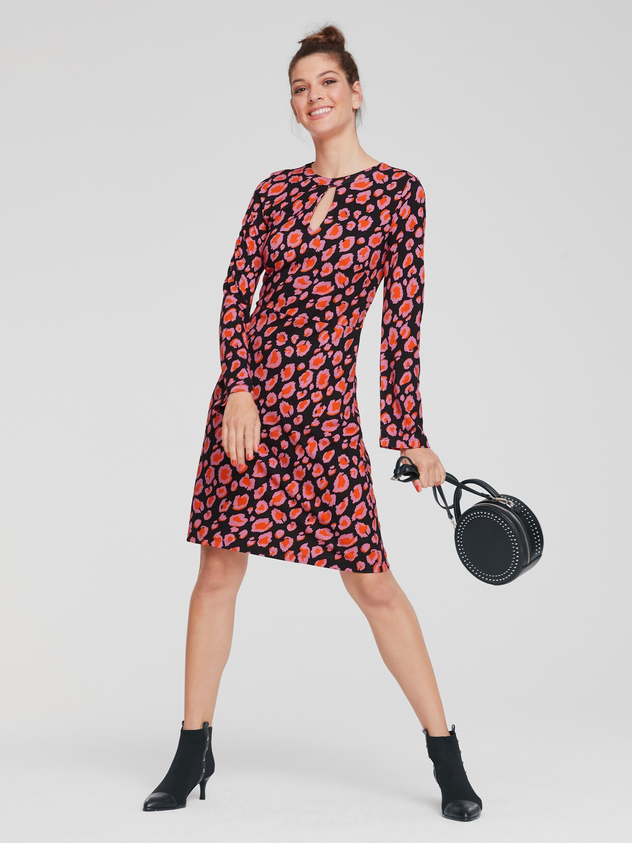 heine Druck-Kleid - bunt